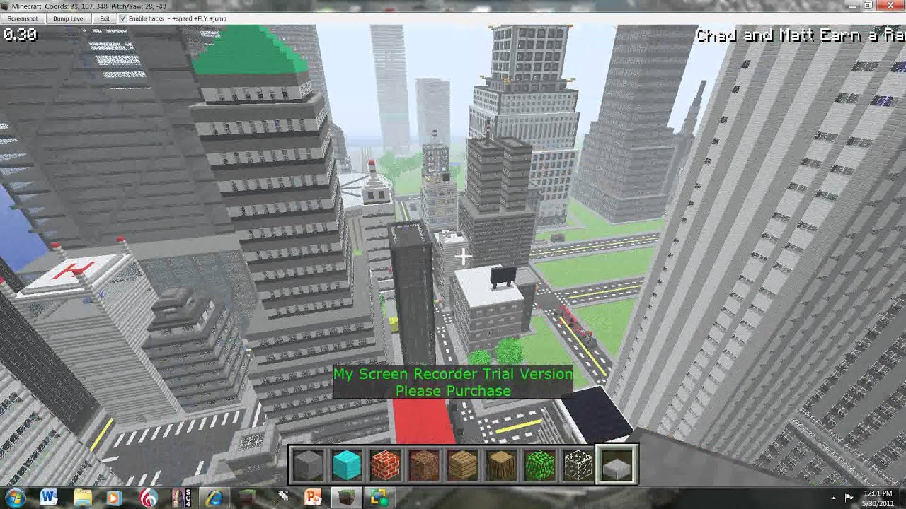 Minecraft New York City Map 1.6.4